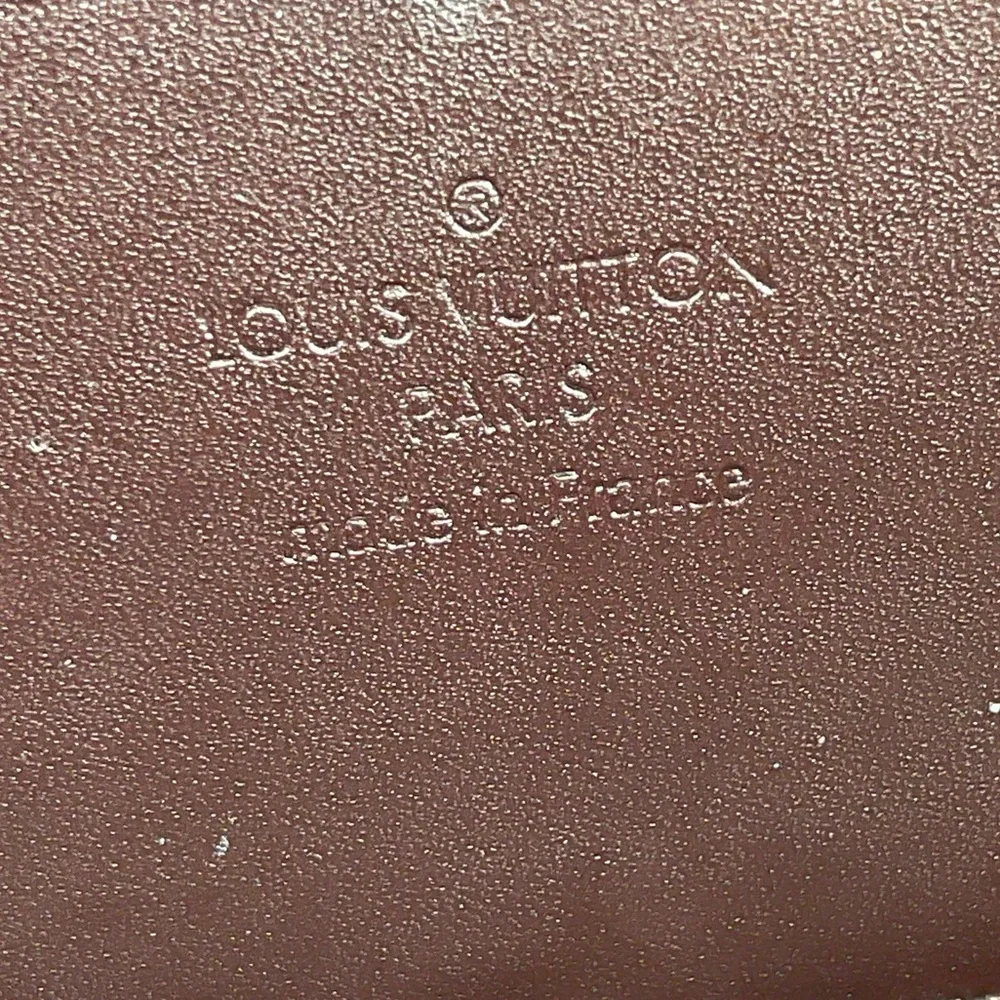 Vintage Louis Vuitton Vernis Zippy Wallet Burgundy Patent France Monogram - Picture 15 of 16
